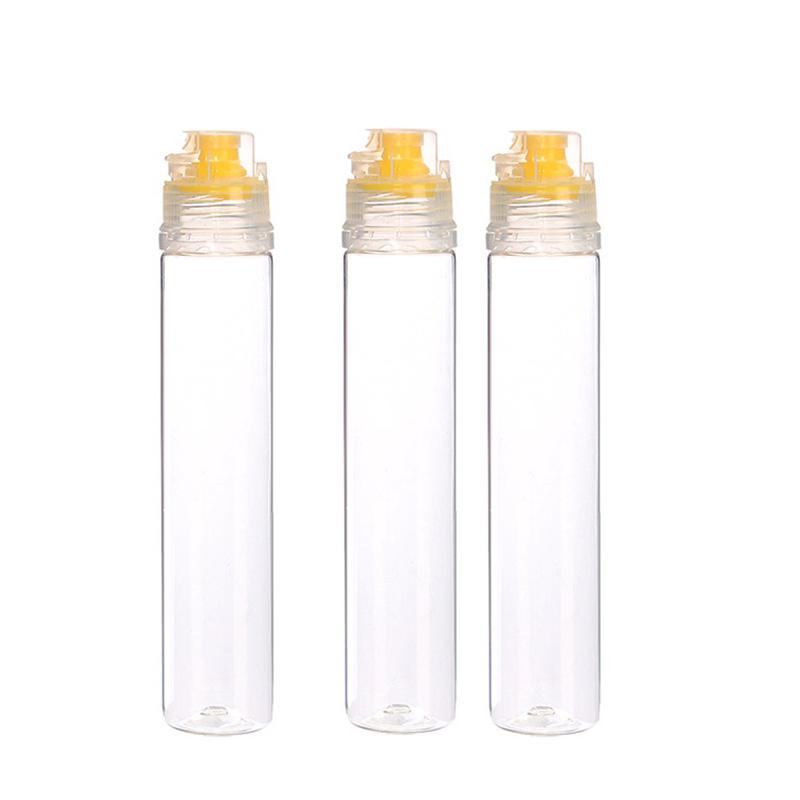 

3pcs Plastic Honey Squeeze Bottle Salad Dressing Dispensers Refillable Condiment Containers Flip Cap Syrup/Sauce/Oil Squeezable