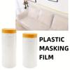 Pre-Taped Masking Film Protection PE Covering Cloth Tape for Living Room Furniture Dust-proof Spray Paint Automobile Painting