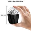 Mini Disco Ball Lights - Sound-Activated RGB Strobe Party Lighting with Remote Control and USB Power, for Home Dance, Karaoke, Birthday Parties, and H