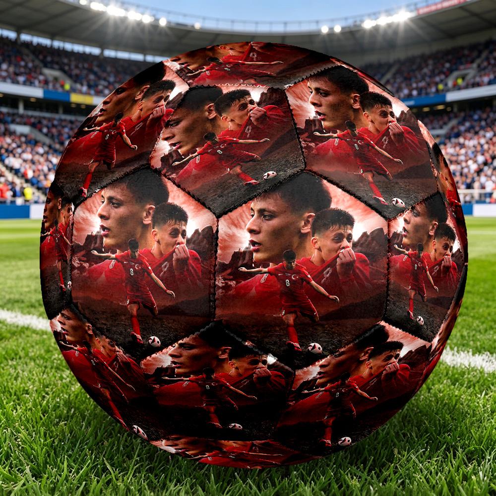1 Stück Mann Sterne Action Qualität Fußball, Standardgröße 5 Geeignet für Erwachsene, Schüler und Jugendliche für Training und WettkampfYUG21