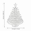 3D Slot Assembly Christmas Tree Kit Acrylic Holiday Desktop Centerpiece  Beginner‑Friendly