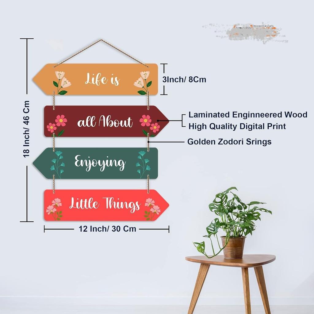 Motivational Quotes Decorative Wall Art | Quotes Decor Item | Craft For Everyone