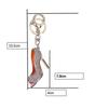 Fashion Crystal High Heel Rhinestone Keychain Shoe Charm Handbag Car Keys Holder Pendant Keyring