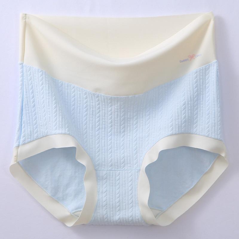 Bomullsundertøy Høy midje Dame Stor størrelse Høst 5A Antibakteriell skritt Truser Magehold Hofter Undertøy