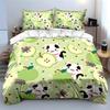 "Playful Cats and Apples Theme Printed Bedding Set" Exquisite Three-piece Bedding Set Gift for Kids and Adults