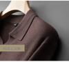 Fat Little Brother Men's Plus Size Lapel Sweater - Trendy Base Layer for Autumn/Winter 2025.