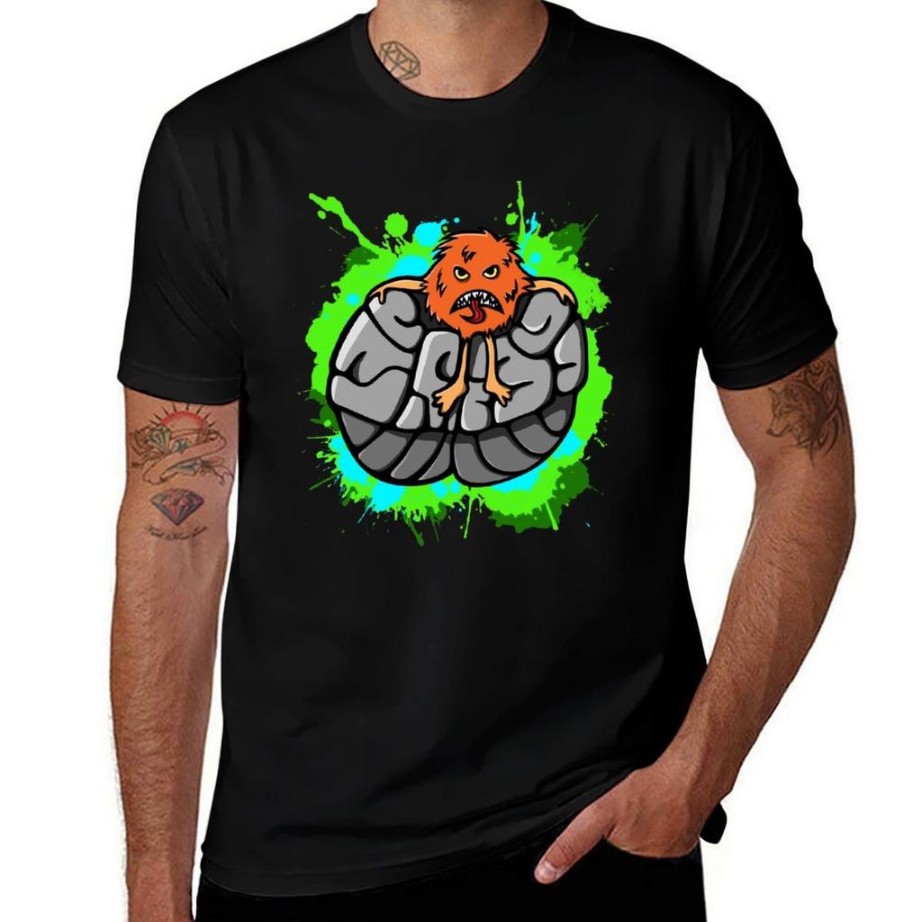 Brain Drain T-Shirt Christmas Casual Tee Shirt
