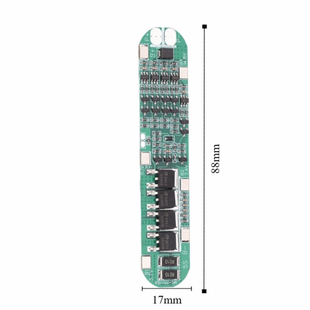 18.5V/21V 15A 5S Battery PCB Board Battery Protection Module  Electric Power Tool