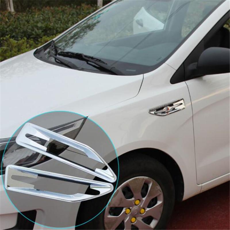 For Kia K2 Rio 2011-16 Car-styling Interior Center Dashboard Outlet Widow Lift Door Handle Gear Shifter Turn Light Trim Sticker