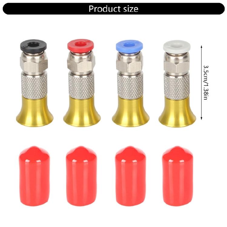 4PCS Metal And Plastic Pneumatic Fittings For 3D Printers Optimized Feeding Efficiency And Dry box Compatibility