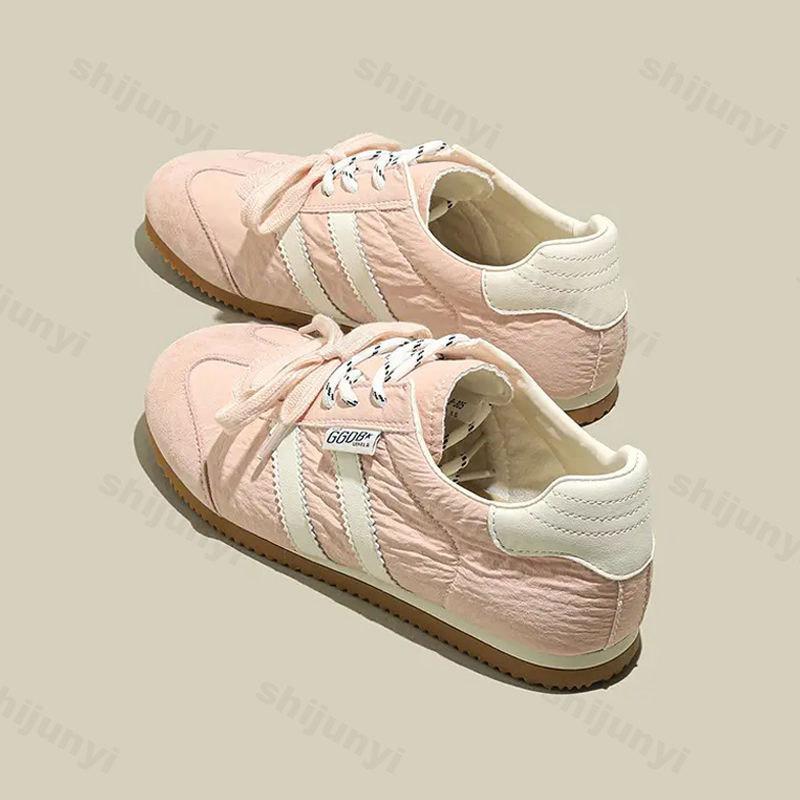 Women's Sneakers 2025 Spring Autumn New Lightweight Comfortable Non Slip Running Shoes Fashion Vintage Outdoor Casual Flat Shoes
