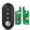 Jingyuqin 2/3 Buttons Delphi BSI /Marelli 434Mhz ID46 Car Remote Key For Abarth 500 595 500 124 695 5CC 71752289 6000628973