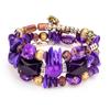European & American Bohemian Multi-layer Agate Shell Elastic Bracelet for Women