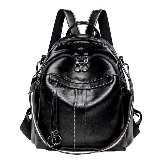 Women's Backpack Purse Multifunctional Retro Shoulder Bag Rucksack with Multiple Pockets
