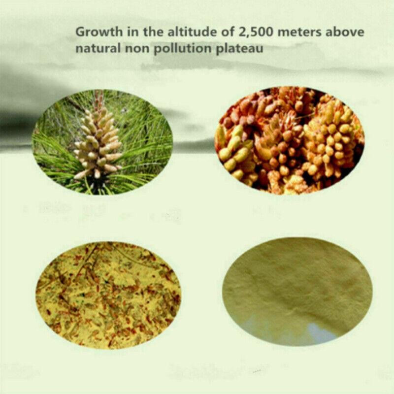 3 Bags*50g Wild Harvested Shell-broken Pine Pollen Powder 99% Crack Certificated