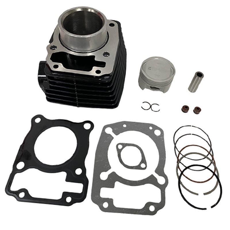 

For Hero Hunk 160R Hunk 160 2026-2026 Compatible 57.3Mm Piston Kit Cylinder Block Motorcycle Engine Parts M03010002 чорний