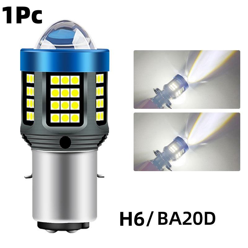 1/2Pcs 120W H4 LED Light For Motorcycle 360° Super Bright Mini Driving Light H4 H6 T19 P15D Headlight