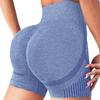 Women's Seamless High Waisted Casual Shorts, Sports Yoga Shorts, High Stretch Shorts