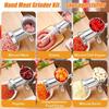 1PC Manual Meat Grinder With Grinding Plate Home Sausage Vegetable Chopper Pepper Kitchen Appliances Heavy Duty Kitchen Tools