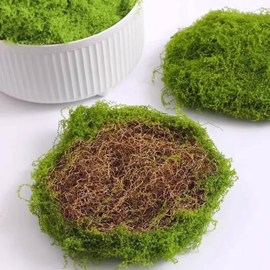 Umělý mech pro pokojové rostliny Realistický falešný zelený mech pro kutilské řemesla Terárium Vílí zahrada Středový díl stolu Svatba Ozdoba na párty