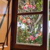 Frühling Sommer Blumen Vögel Serie Fensterdekorationsaufkleber PVC Raumdekoration Elektrostatische Glas Sonnenschutzaufkleber