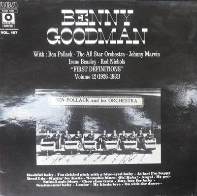 LP Record BENNY GOODMAN - Volume 12 (1926-1931) First Definit FXM17283 RCA France Jazz Used