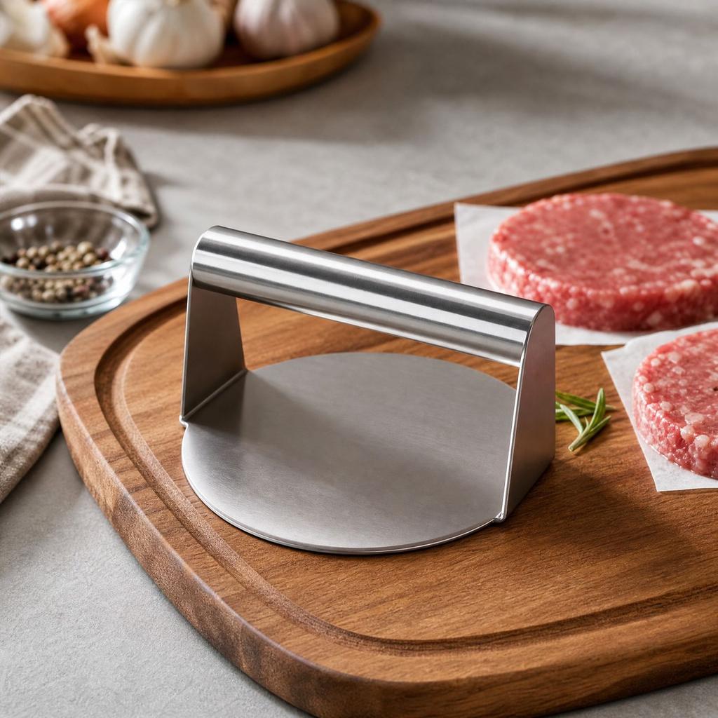 Round Patty Press for Homemade Burgers - Patty Maker Tool