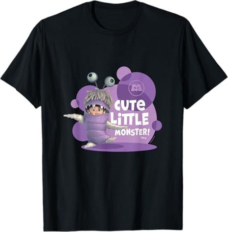 Monsters Inc Boo Cute Little Monsters Black Tshirt S