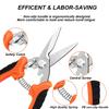1pc Portable Multifunctional Stainless Steel Electrician Shears For Wire Cutting Groove Trimming Tree Pruning