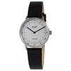 Watch - JUST - Damara - 33 Mm Titanium Case - 16 Mm Black Leather Strap - 5 ATM Water-resistant