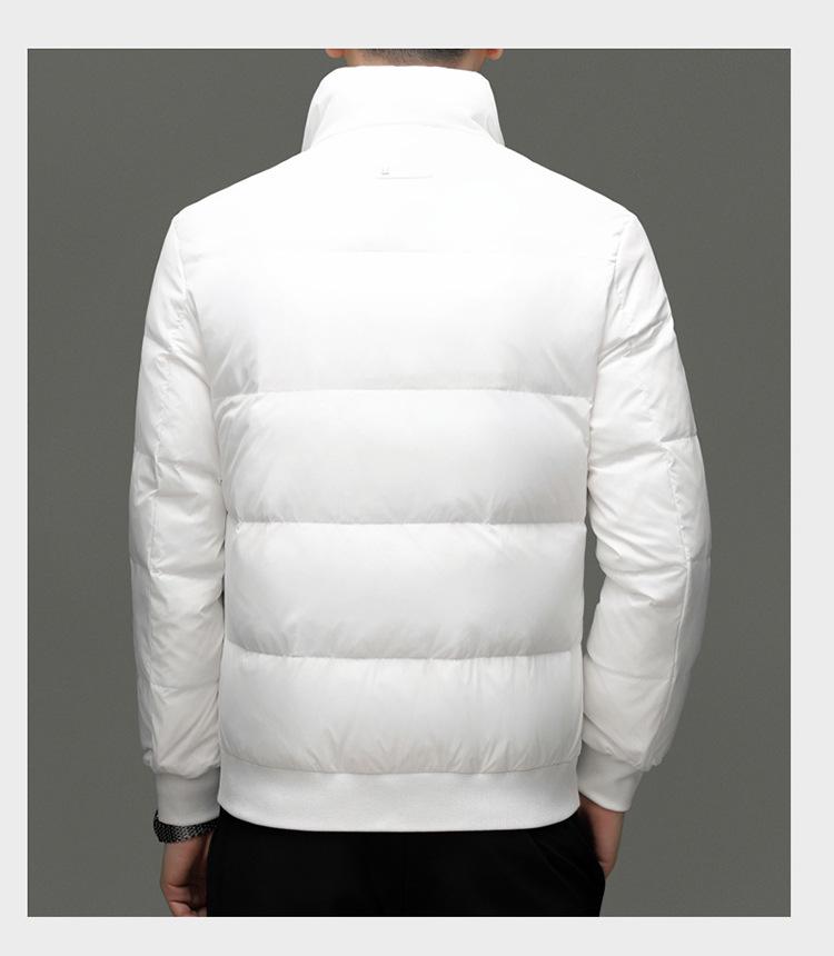 Men's Winter Thick Stand Collar Down Jacket - Trendy, High-End, Rogue Chic, Warm Bread Jacket Casual Outerwear