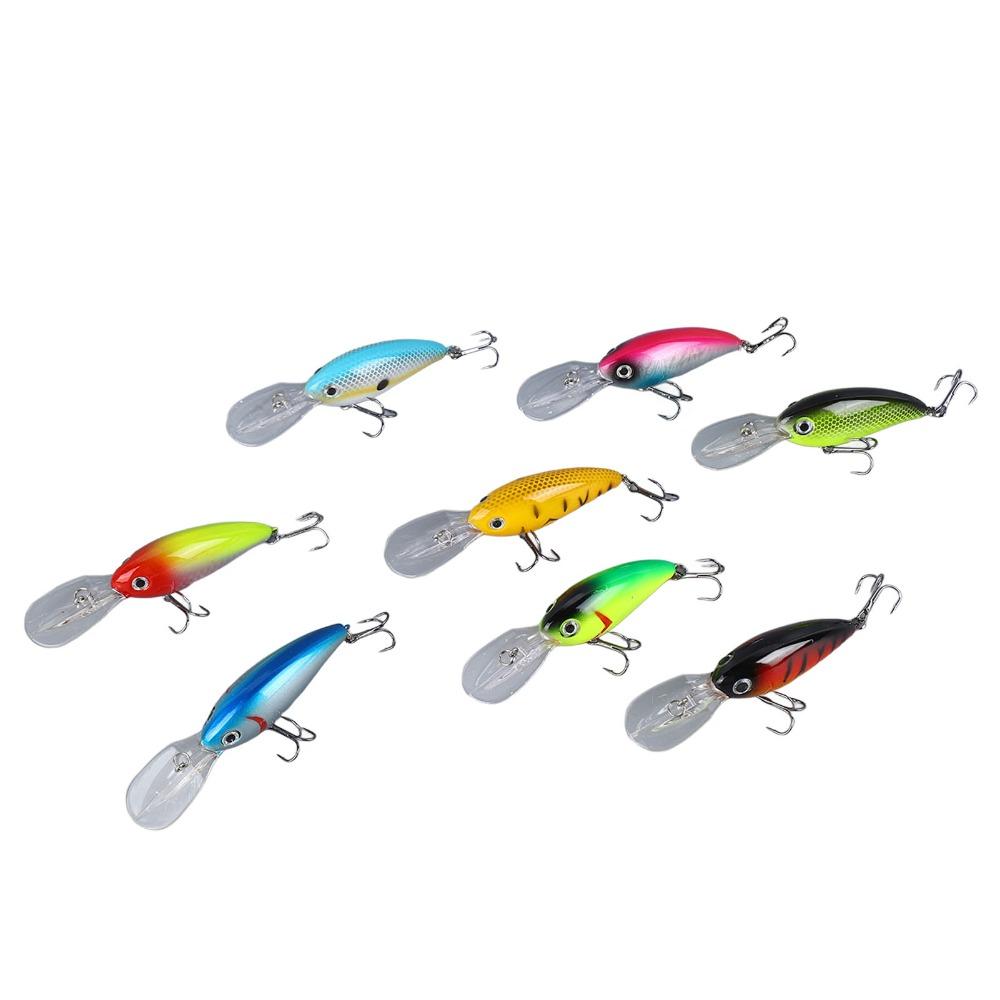 8PCS ABS Swimbaits Lures 10cm 14g Bass Fishing Lures Lifelike Crank Bait Freshwater Fishing