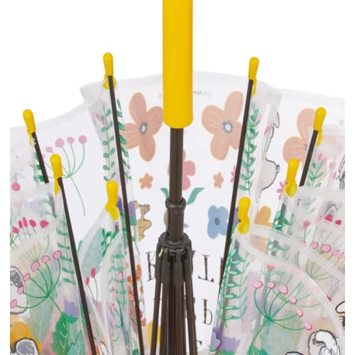 Bruslařský vinylový deštník dlouhý deštník 60cm Snoopy Flower UBV1N-A