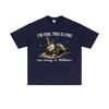 Im Fine This Is Fine Snowman Funny Meme T Shirt Men Women Christmas Short Sleeve T Shirts Mens Pure Cotton Shortsleeved Top