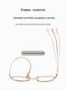 2023 Korean Style Titanium Frame Glasses - Multifunctional Myopia & Anti-Blue Light, Flat Upper & Round Lower Design