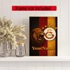 Galatasaray Personalized Name Round Diamond Painting Kit Diamond Embroidery Painting Rhinestones Mosaic Frameless Handwork Decoration Arts