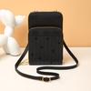 Women's bag, mobile phone bag, small bag, new simple and fashionable spring shoulder messenger bag.