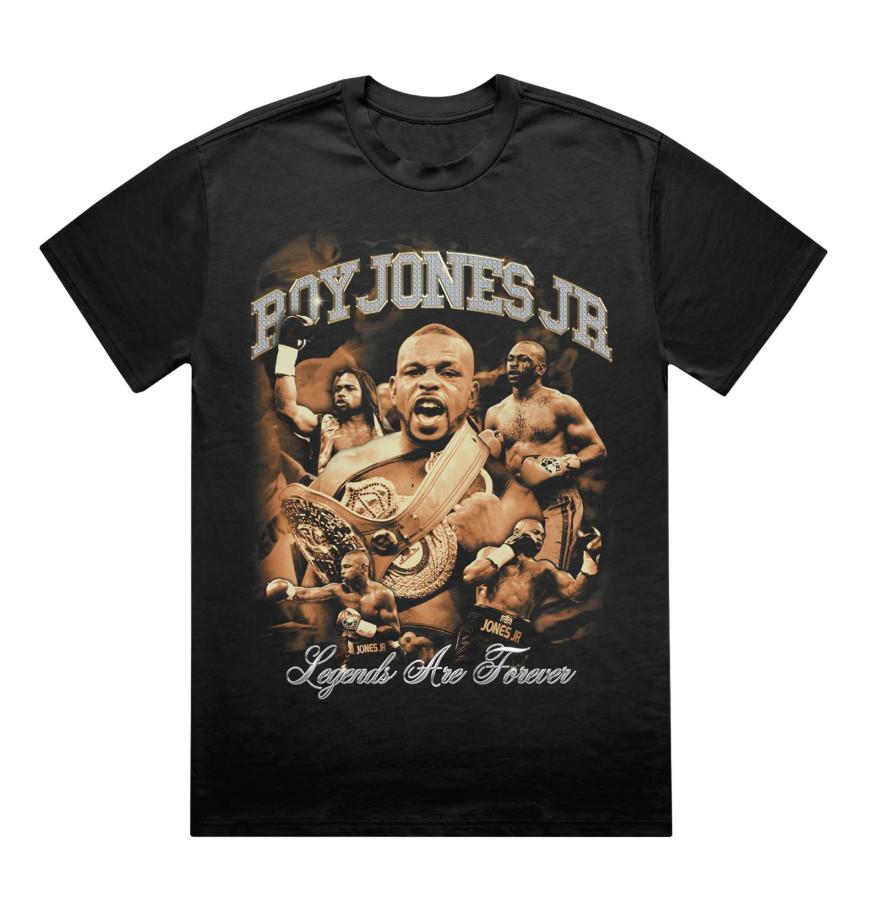 Roy Jones JR Легенда Навсегда Унисекс Футболка Хлопок 8D801 Унисекс Футболка XL