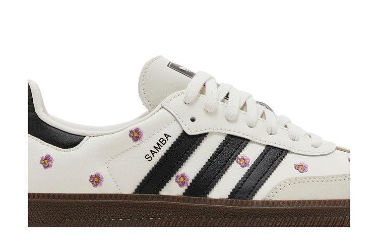 Women's Sneakers adidas Samba Light Purple Floral (Women's) White/Cloud White/Core Black/Gum