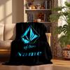 V-VOLCOM Custom Flannel Blankets Soft Warm Cozy Throws for Home Decor Holiday Gifts