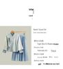 Chinese Retro Wisteria Embroidered Tang Suit Hanfu Cheongsam Top Tea Set