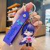 Portachiavi in ​​silicone con simpatico personaggio di Genshin Impact, adorabile statuetta in PVC per borse e telefoni.