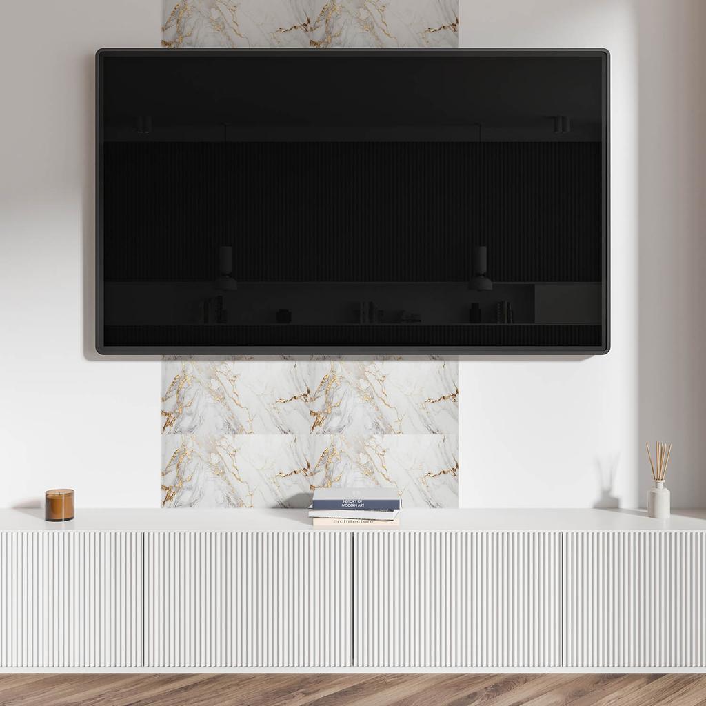 Paczka Kafelków Winylowych Z Nadrukiem Elegancki Marmur Z Żyłkami 10X40X20 Cm