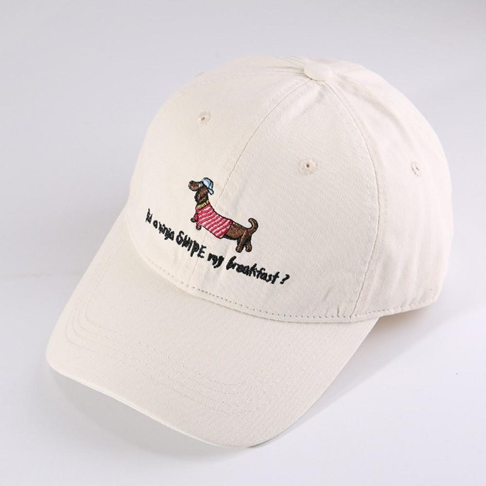Korean Style Dachshund Baseball Cap Sunscreen Couple Sunshade Casquette Sports