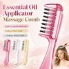 Transparent Scalp Liquid Applicator Comb Liquid Guiding Scalp Massager Comb  Unisex