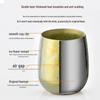 JOINXIN Pure Titanium Double-Layer Tea Mug