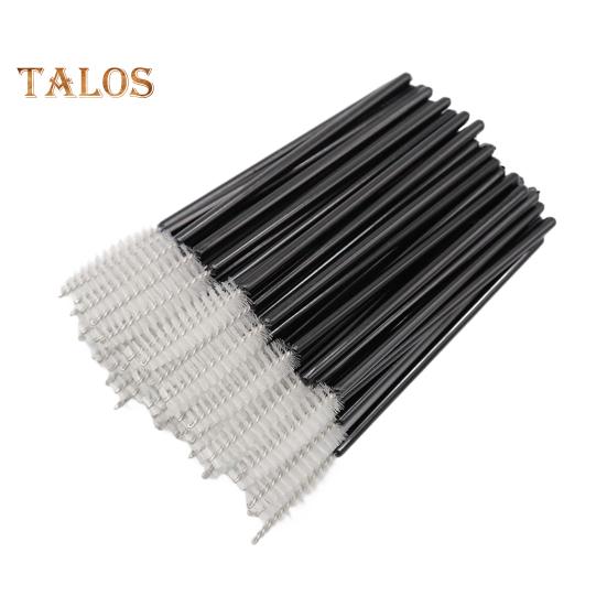 

50 шт. одноразовая щеточка для ресниц, наращивание ресниц, щеточка для бровей, портативная щеточка для нанесения туши, аппликатор для макияжа глаз для женщин белый