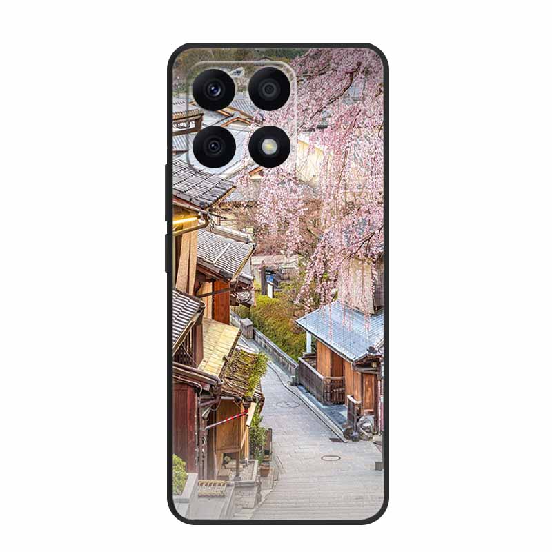 

For Honor X8B Cover Flowers TPU Soft Silicone Transparent Back Phone Case For Huawei Honor X8A Funda HonorX8B Lovely Cute Coque Honor X8A