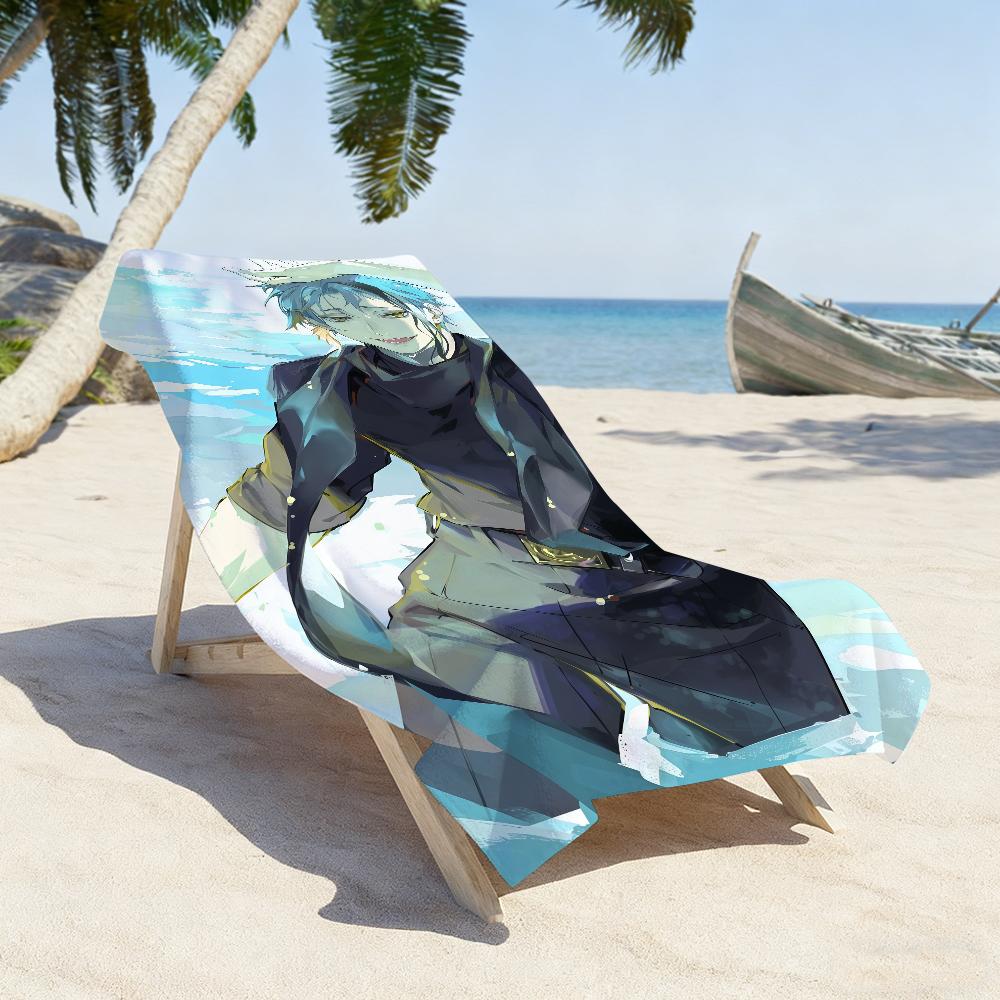 Floyd Leech Game T-Twisted W-WonderLaNd-S Towel Sports Quick Dry Travel Camping Gear Sandproof Soft Light Large Beach Towel