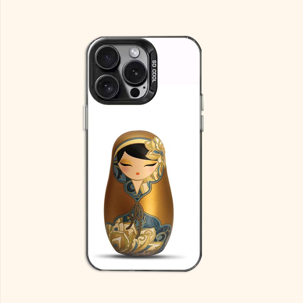 

Matryoshka Case for iPhone 11 12 13 14 15 16 17 Pro Max XS X XR Cover iPhone16e